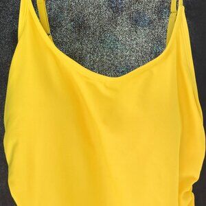 Women's lemon one piece bathing suit
